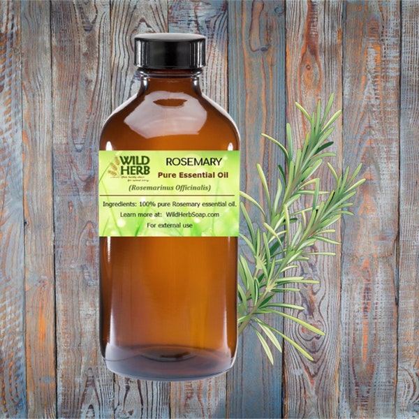 ORGANIC ROSEMARY Essential Oil | Fast, Free Shipping | Pure Therapeutic Grade | Aromatherapy Use | Diffusers | Bulk Sizes Available