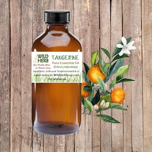 Tangerine Essential Oil, Certified Organic Distiller Direct Citrus Scent