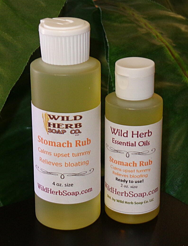 Stomach Rub for Upset Tummy Nausea Relief Gas Indigestion Etsy