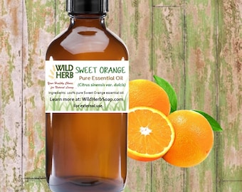 Sweet Orange Essential Oil Certified Organic Distiller Direct 100% Pure Cold Pressed