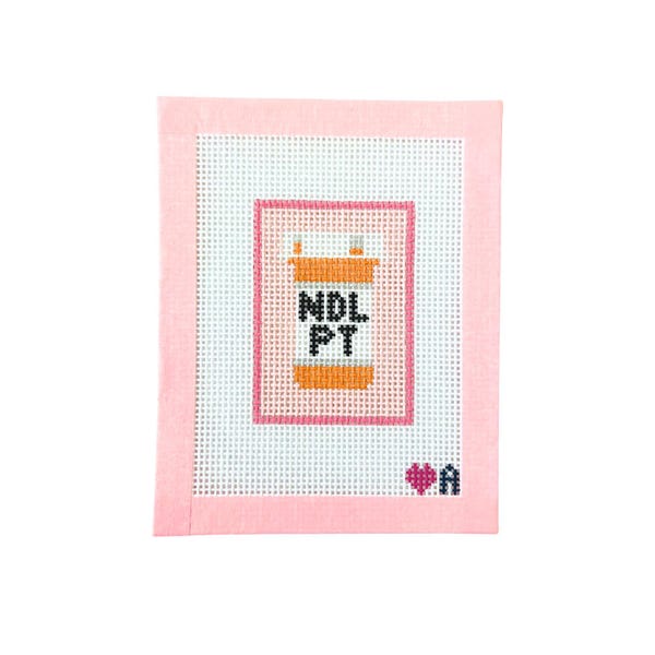 Lienzo de bordado de malla 13 - Botella de pastillas NLDPT
