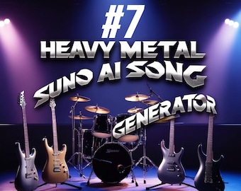 Heavy Metal AI Music Pack: 5 Free Heavy Metal Songs for YouTube, Livestreaming, Podcasts (Digital MP3 Download)