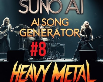 Heavy Metal AI Music Pack: 5 Free Heavy Metal Songs for YouTube, Livestreaming, Podcasts (Digital MP3 Download)