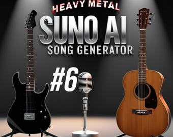 Heavy Metal AI Music Pack: 5 Free Heavy Metal Songs for YouTube, Livestreaming, Podcasts (Digital MP3 Download)