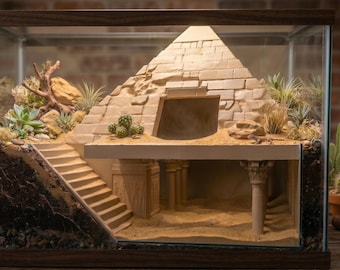 Egyptian Pyramid Hide - Underground Viewing Burrow/Tomb