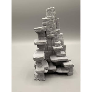 3D Printed Climbing Mountain Terrarium Background and Reptile Habitat Decor