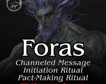 FORAS Pact | Channeled Message | Initiation & Attunement | Tarot Reading