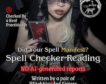 Spell Check: Energy Analysis (No AI) Did It Work? Tarot Reading, Scam Check, Psychic