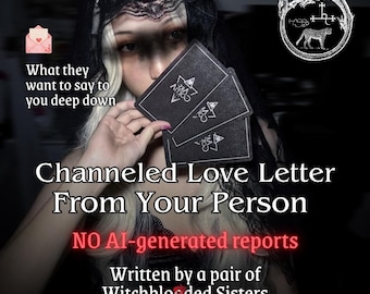 Channeled Love Letter From Your Person, No Ai Tarot Reading, Hidden Truth, Psychic