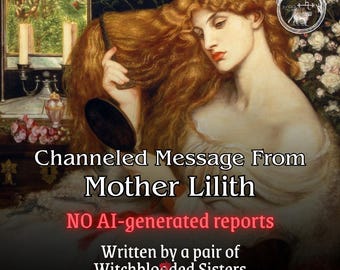 Channeled Message from Mother LILITH, Psychic Tarot Reading, Infernal Demon, Dark Goddess