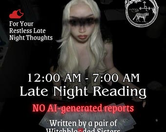 12AM-7AM EST Same Hour Tarot Reading (No AI) Psychic, Love, Career, Late Night
