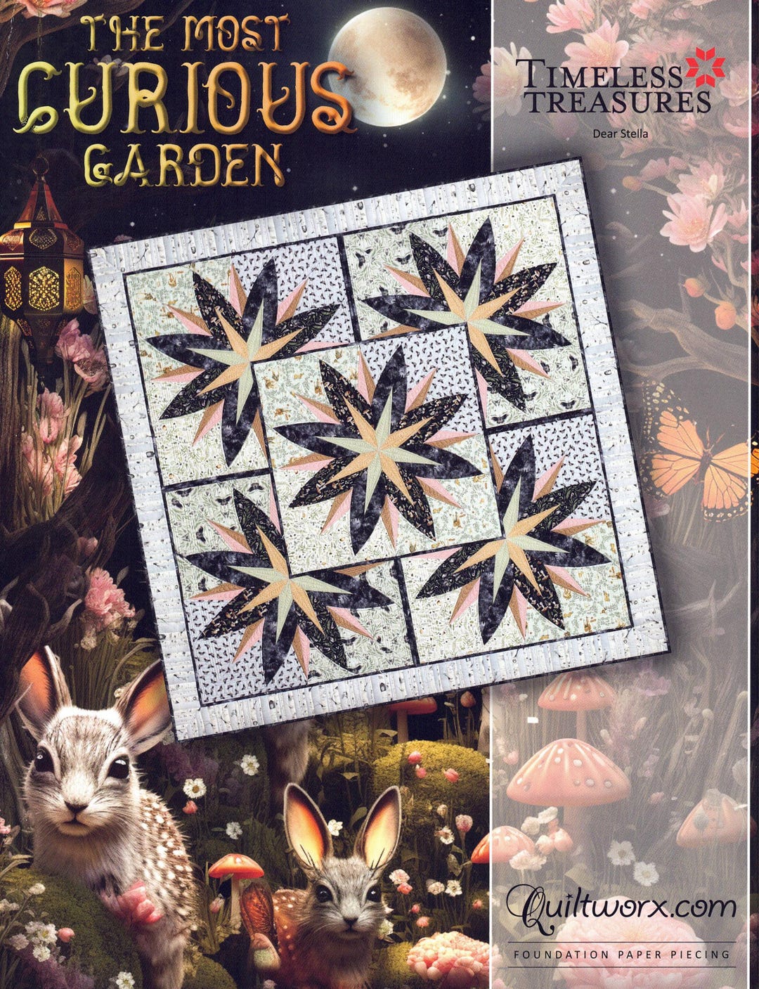 The Most CURIOUS GARDEN Quilt Pattern by Quiltworx - Judy Niemeyer - Etsy
