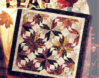 MAPLE LEAF Flurries Wall Hanging quilt pattern by Quiltworx - Judy Niemeyer