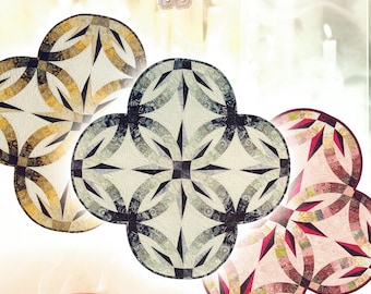 WEDDING STAR Table Topper quilt pattern by Quiltworx - Judy Niemeyer