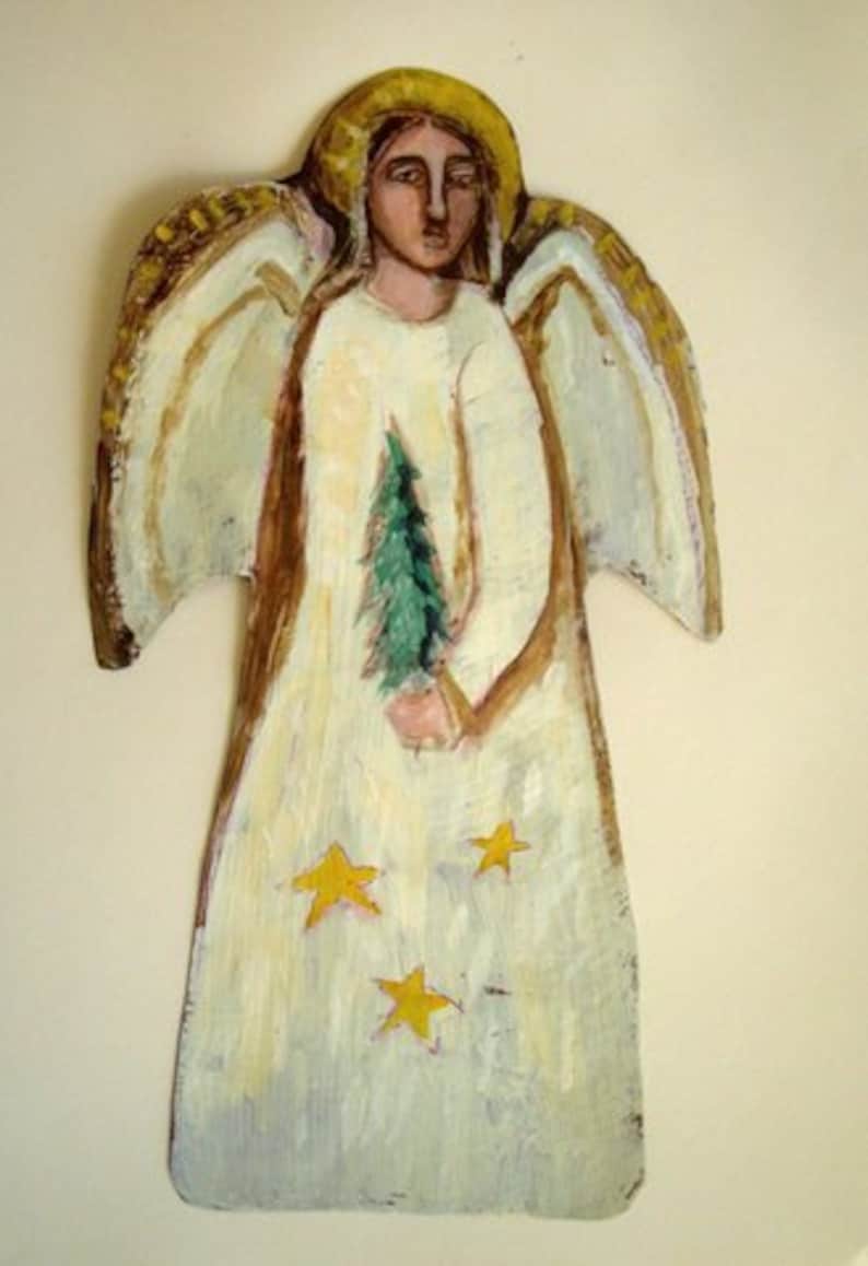 Sheet Metal Medieval Angel folk Art Angel Etsy