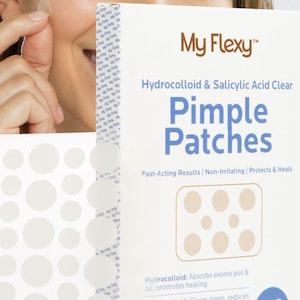 Hydrocolloid Pimple Patches with Salicylic Acid - Acne Healing, 36 Clear Patches
