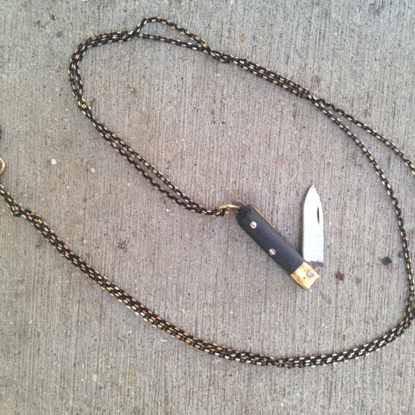 Knife Necklace Etsy