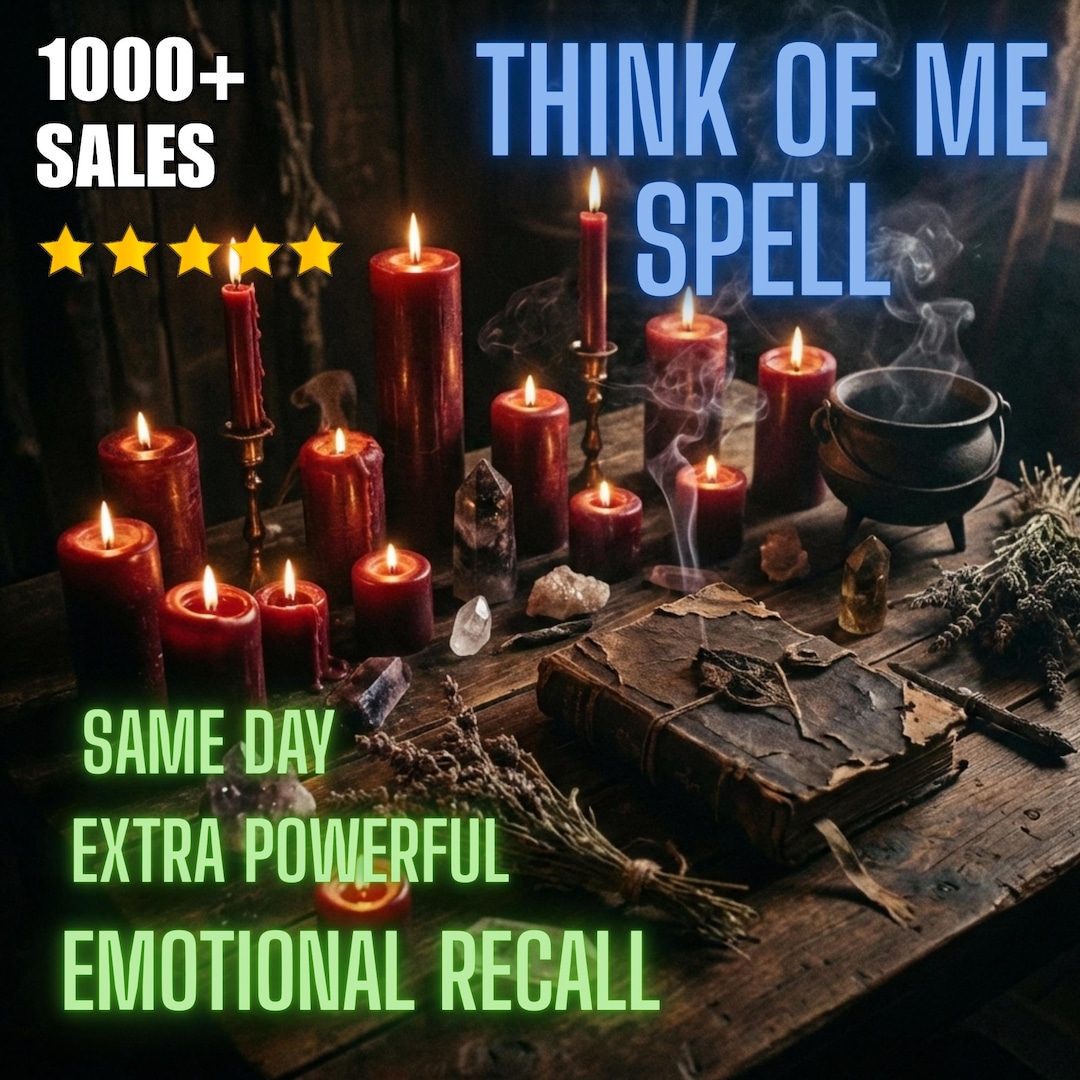 Spell Think Think of Me Spell, Telepathic Attraction Ritual, Stay on Their Mind ...