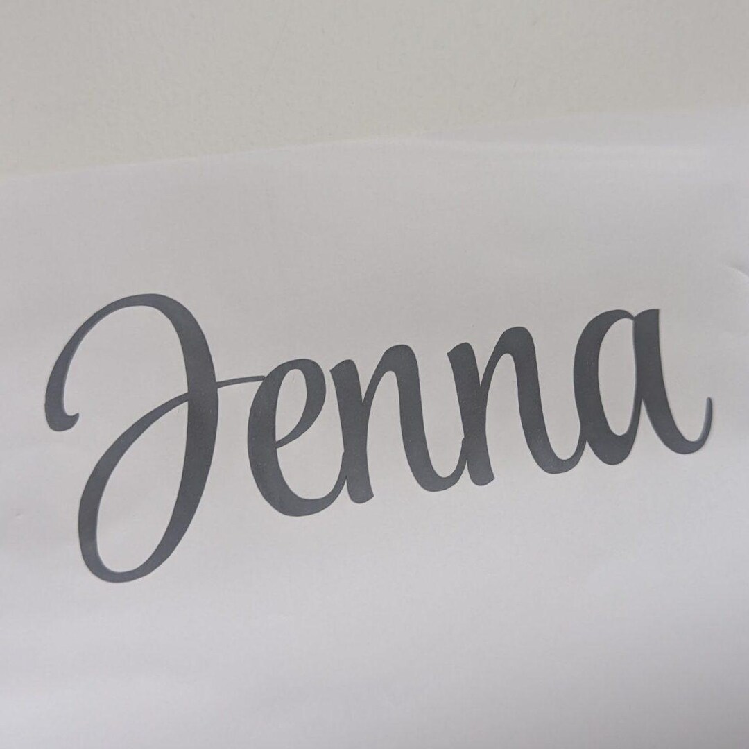 Personalized Name Vinyl Decal: Custom Sticker for Water Bottle, Laptop ...