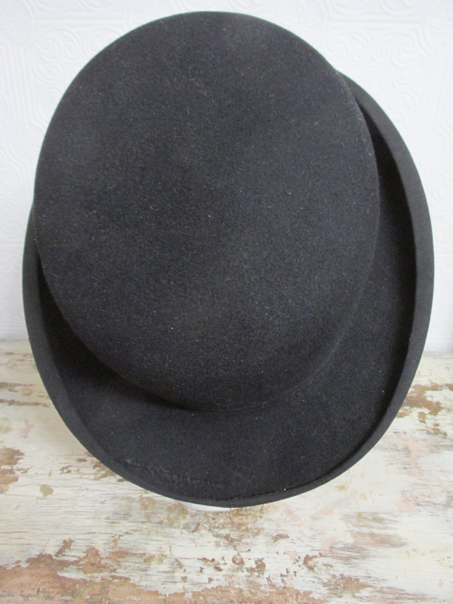 Black Felt Derby Bowler Hat KNOX New York Reed's Newton KS | Etsy
