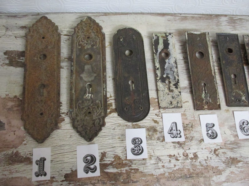 Door Escutcheon Plate PRICE PER PIECE Salvage Vintage Antique Etsy