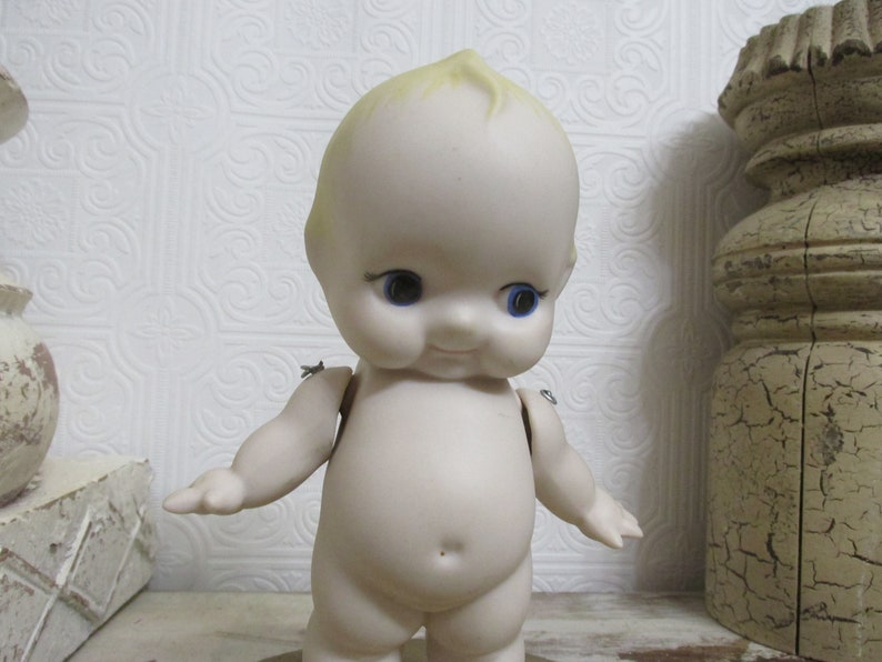 Porcelain Bisque KEWPIE Vintage Kewpie Doll Statue Moveable Etsy