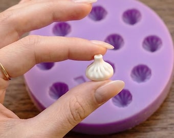 Khinkali Silicone Mold, Wax Melt Mold, Candle Embed Mold, Soap Making Mold, Polymer Clay Mold, Food Shape Mold