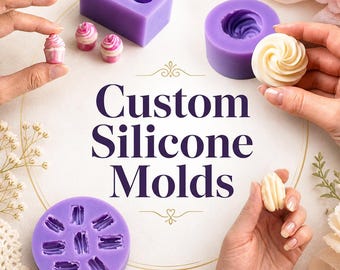 Moule en silicone personnalisé, moule pour résine, argile, savon et cire, moule réutilisable fait main, matériel de loisirs créatifs