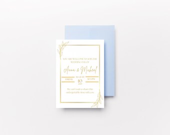Wedding invitation/Invitation card for the wedding/Invitation card/Wedding Invitation Card/Invitation to our Wedding - Digital download
