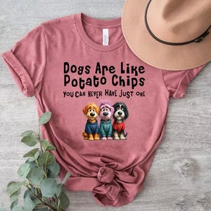 Los perros son como papas fritas PNG: Arte divertido para amantes de los perros (Descarga digital)