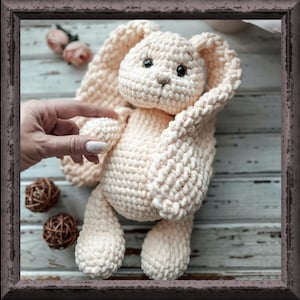 Bunny Crochet Pattern: Complete Step-by-Step Instructions with Tools and Materials Needed (Digital Download)