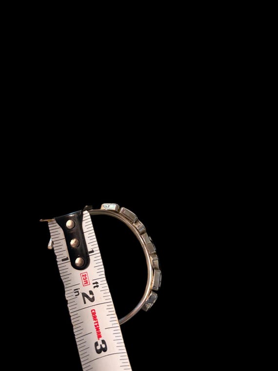 Running Bear Native 925 Silver Cuff Bracelet with… - image 3