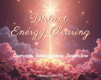 Distant Energy Clearing and Healing | Remove Energetic Blocks | Cord Cutting | Aura & Chakra Rebalance