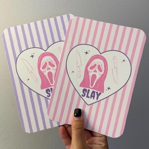 Inserto para Kindle con temática de terror de Ghost Face, inserto para lector electrónico de Scream con funda transparente de Halloween