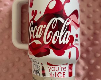 40oz Coca Cola Inspired Tumbler