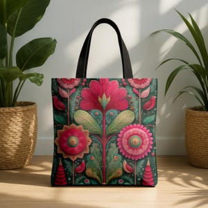 Aesthetic Canvas Tote Bag - Reusable Grocery Bag With 'Switzerland Is Calling' Print, 13.8x16.5 Inches