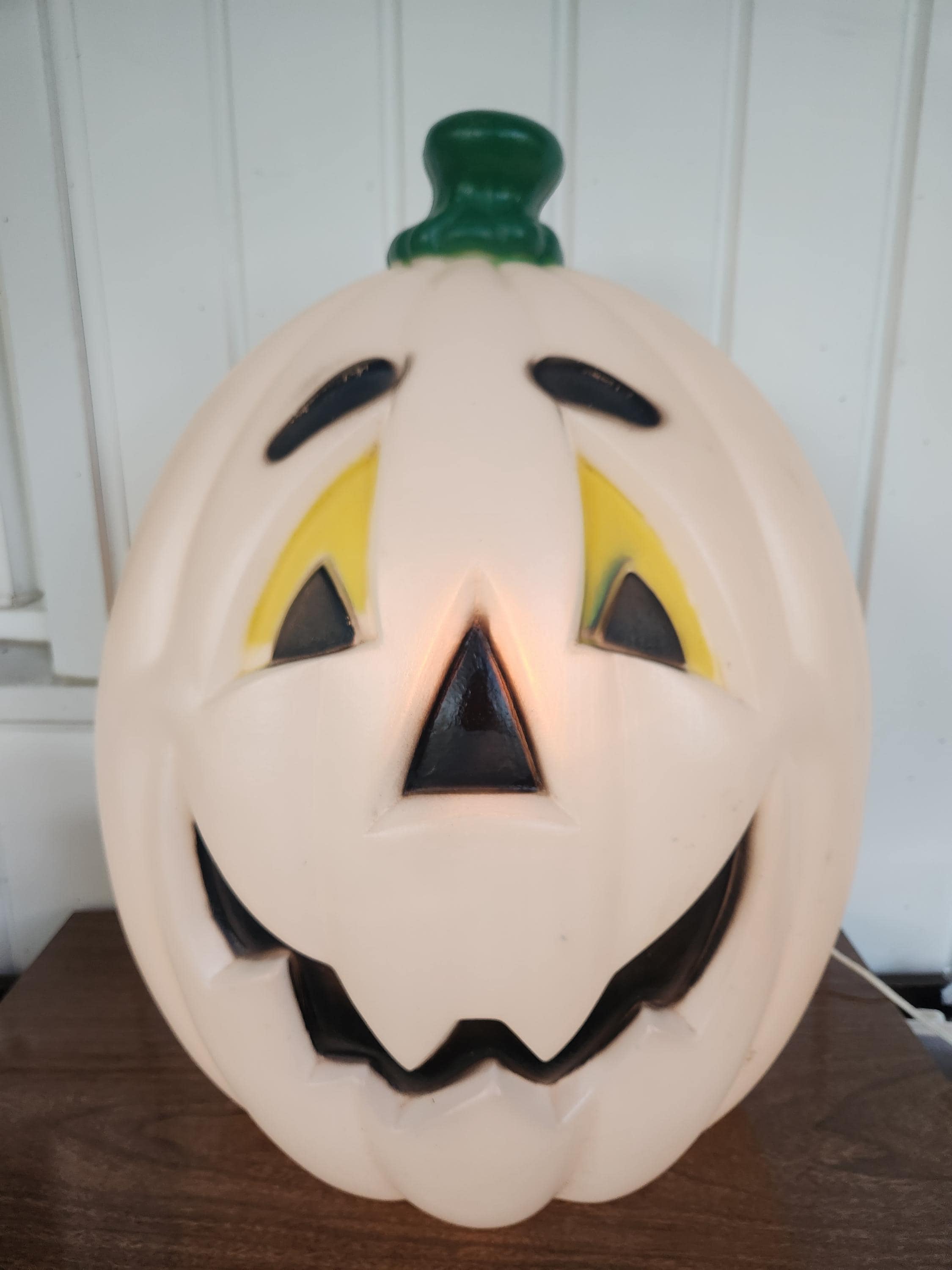 ハロウィン　ブローモールド　ビンテージ　カボチャライト Vintage Light up Pumpkin - Etsy Canada
