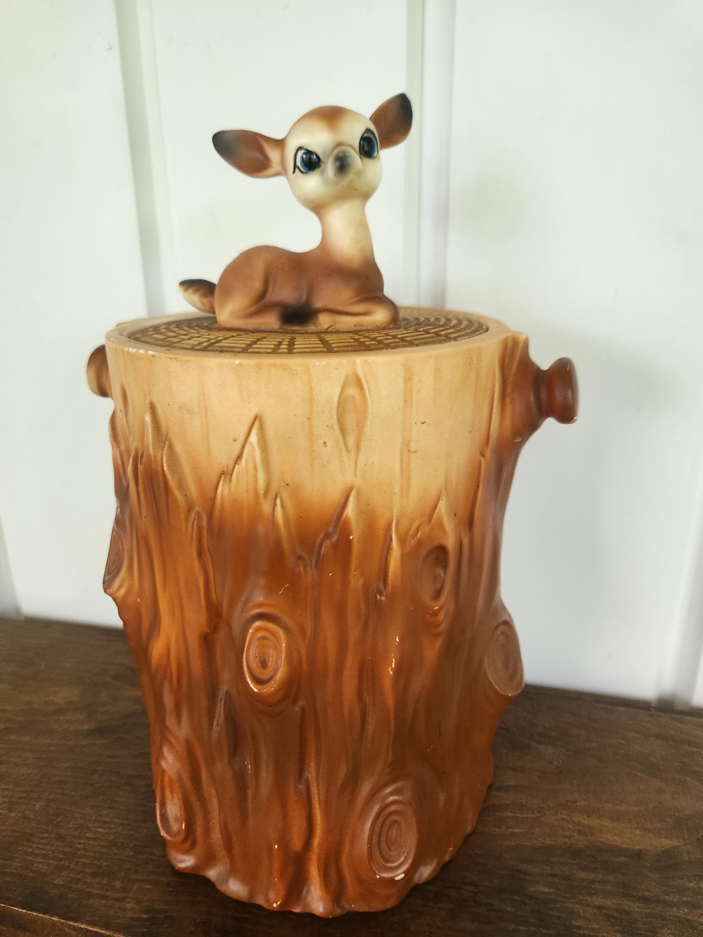アメリカヴィンテージバンビ缶 Bambi Cookie Jar - Etsy