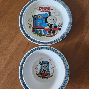 Thomas the Train Dinnerware - Etsy