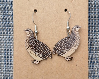 Pendientes de codorniz Coturnix