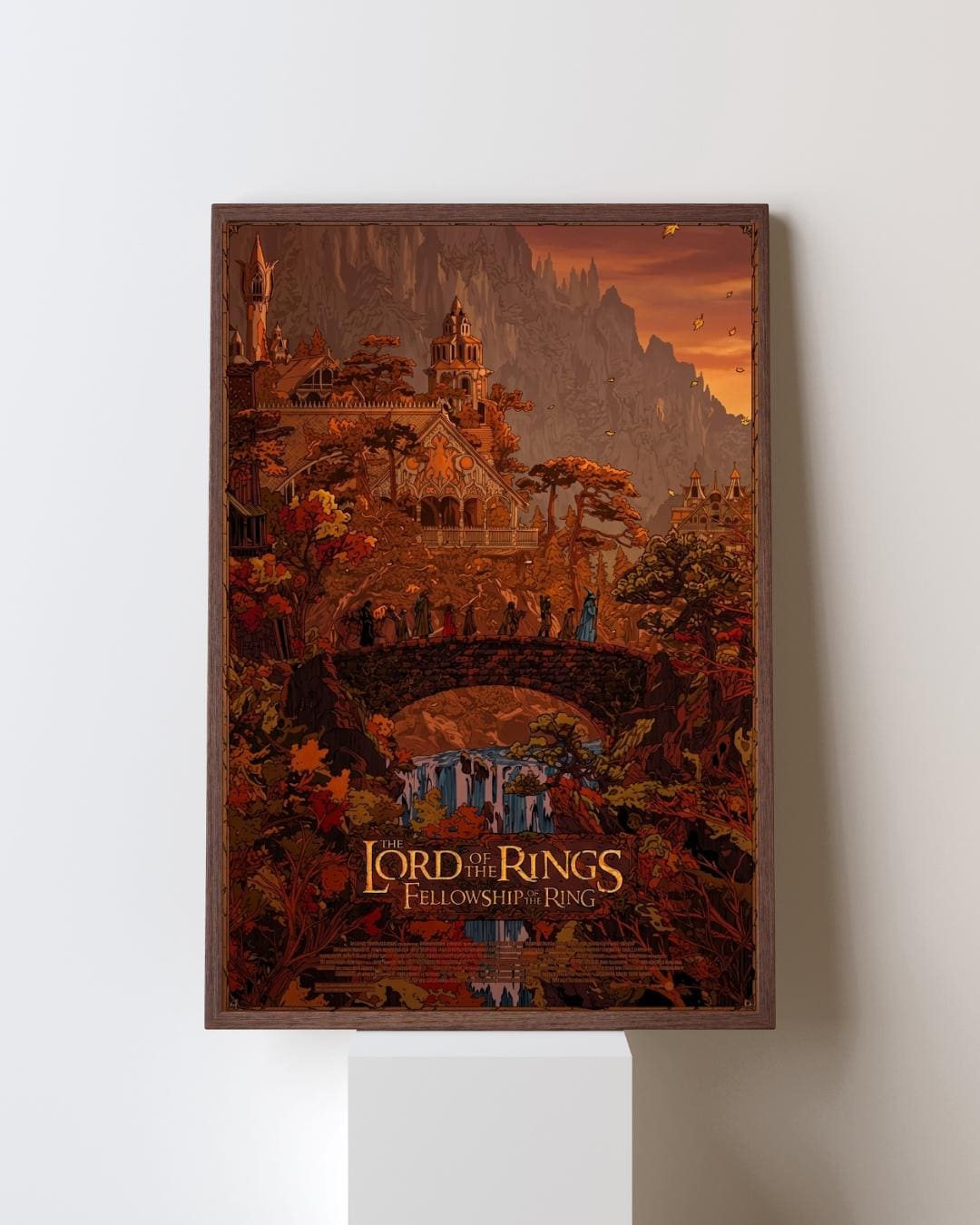 The Lord of the Rings, the Fellowship of the Ring Movie Poster, Epic ...