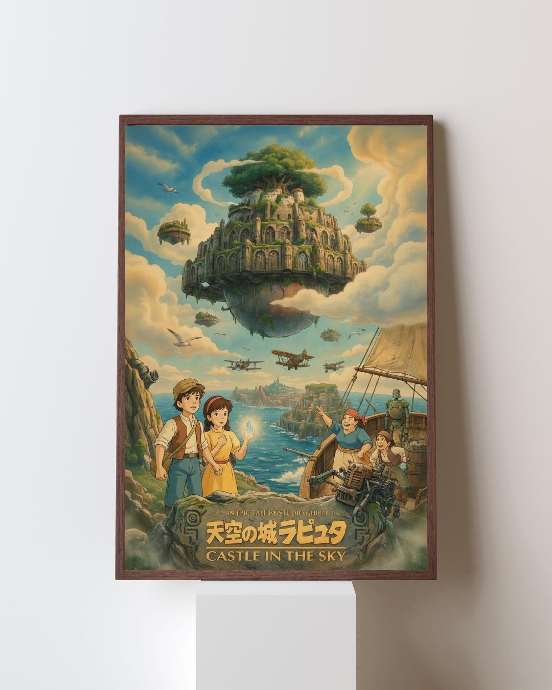 Castle in the sky poster - Etsy 日本