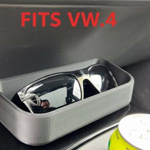 Tray for Sunglasses and other Small Items for Volkswagen ID.4 and ID.5