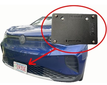 Kit di montaggio targa senza foratura per Volkswagen ID.4. Adatto ai modelli degli anni 2025-2024-2023-2022-2021.