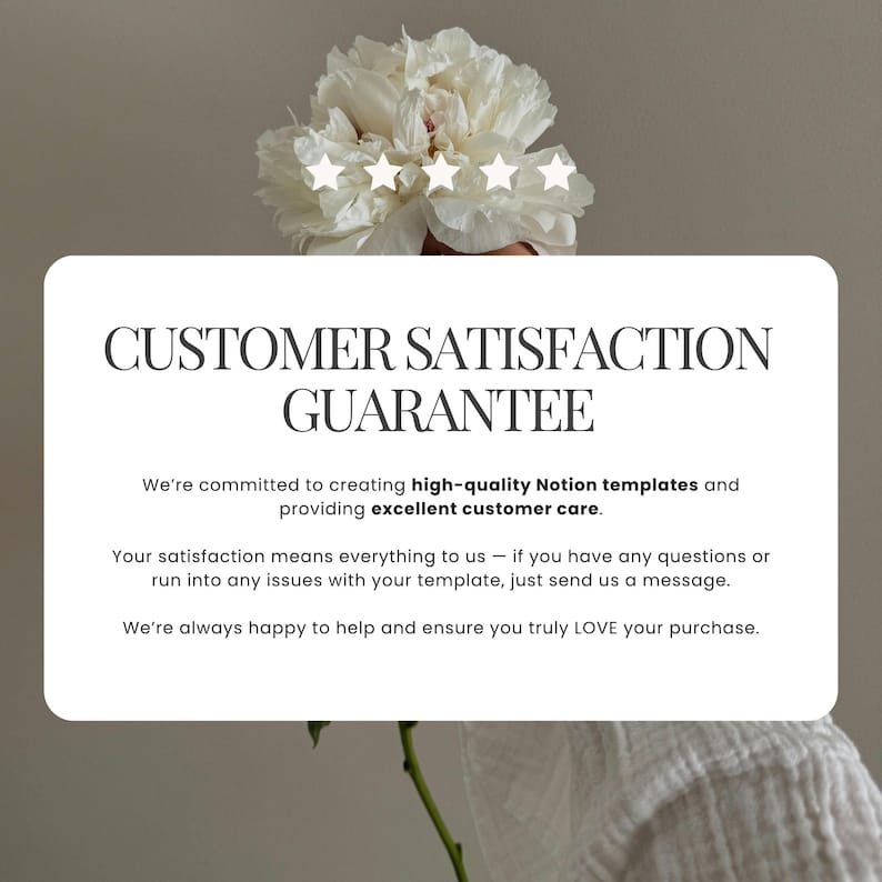 Aesthetic Notion template digital planners by Planolista