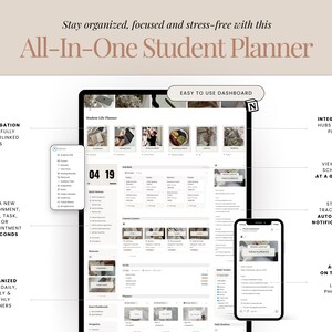 All In One Student Planner