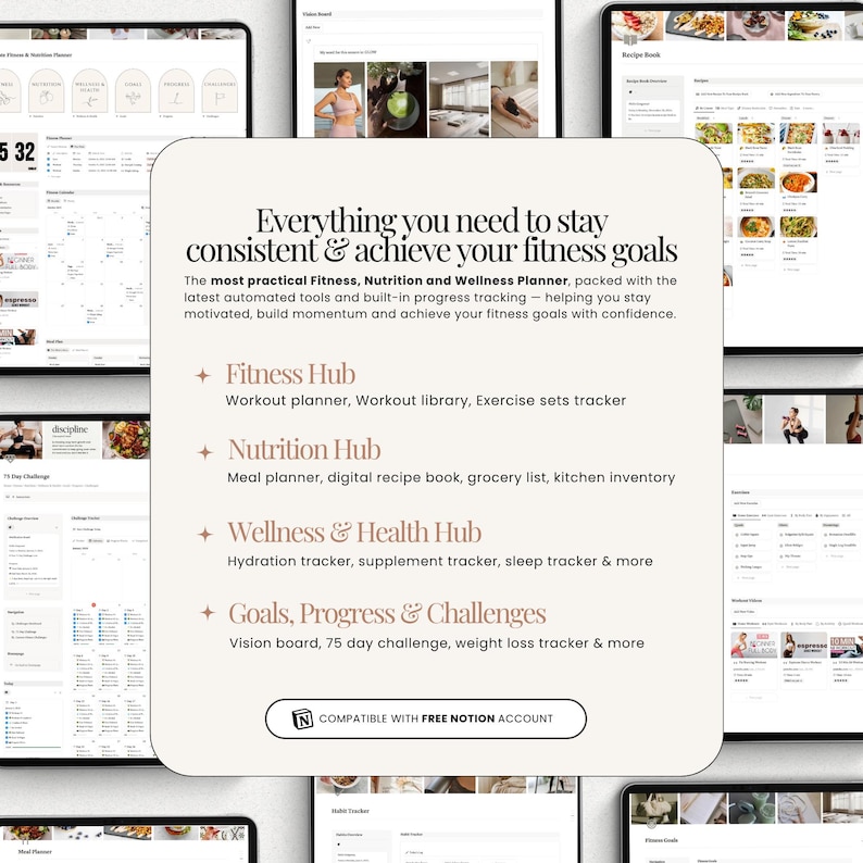 Digital Fitness planner