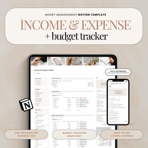 Income and Expense tracker Notion