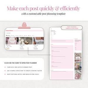digital content planner for social media managers
