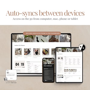 Notion Academic Planner - Dark and Light Mode